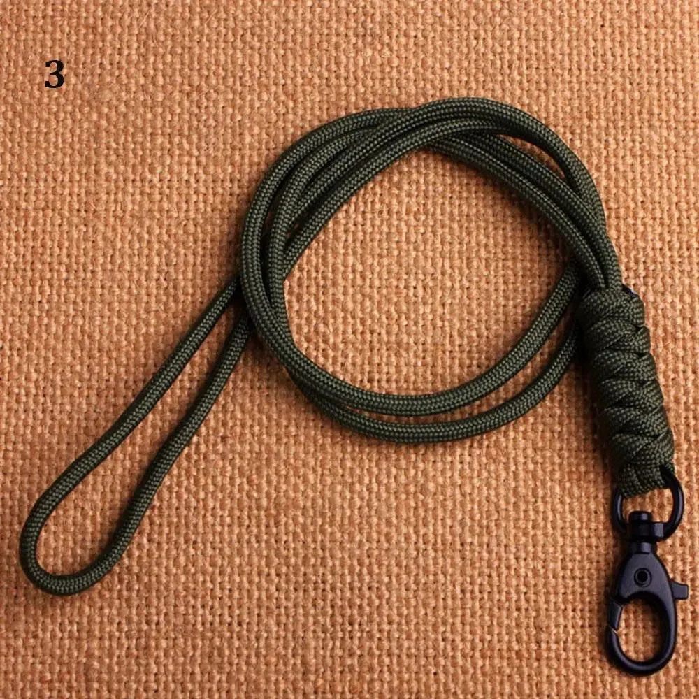 10 Styles Rotatable Buckle Key Ring High Strength Cord Lanyard Mobile Phone Keychain Lanyard Neck Strap Parachute Cord