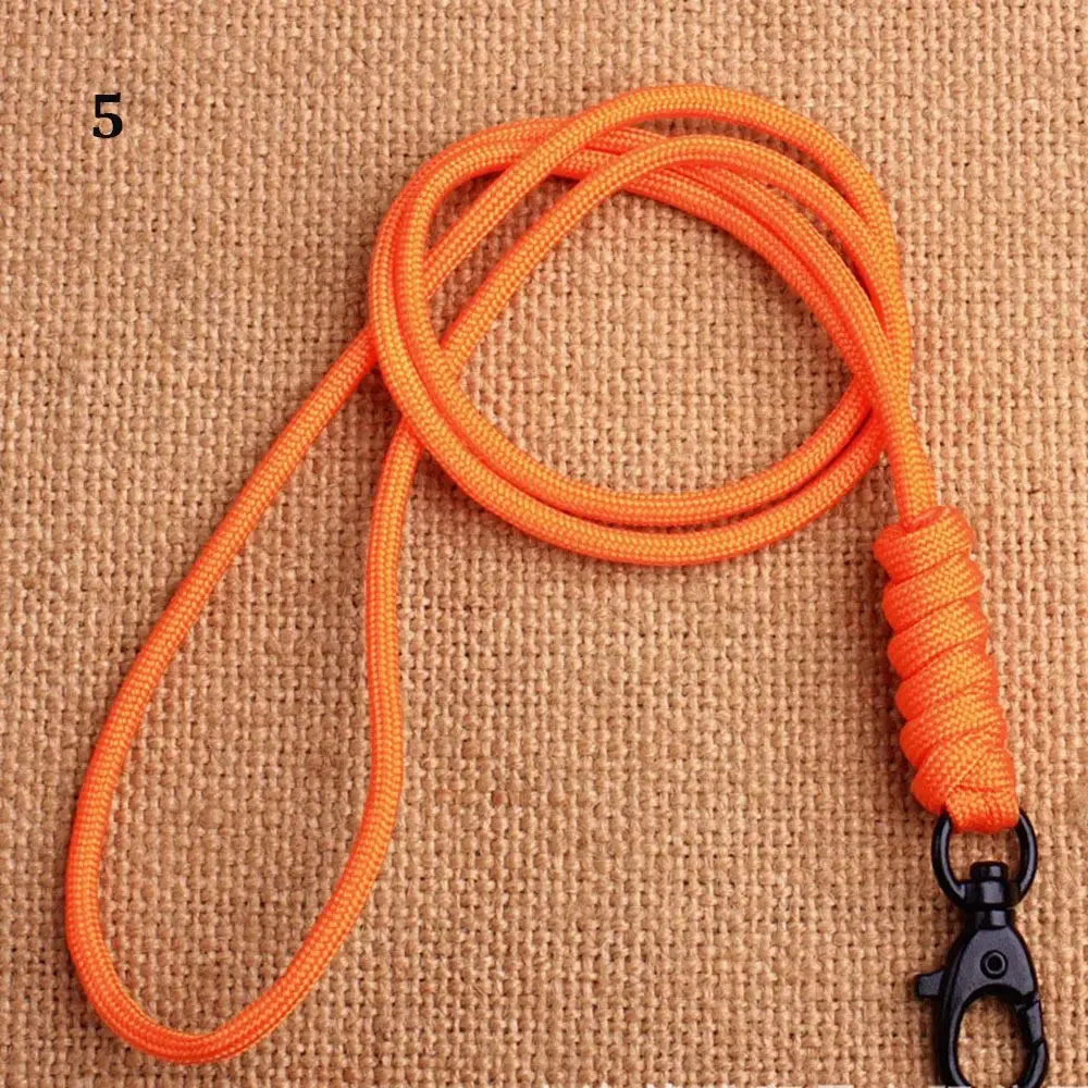 10 Styles Rotatable Buckle Key Ring High Strength Cord Lanyard Mobile Phone Keychain Lanyard Neck Strap Parachute Cord