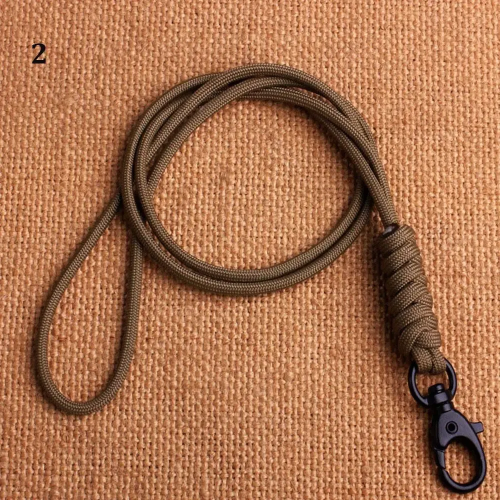10 Styles Rotatable Buckle Key Ring High Strength Cord Lanyard Mobile Phone Keychain Lanyard Neck Strap Parachute Cord