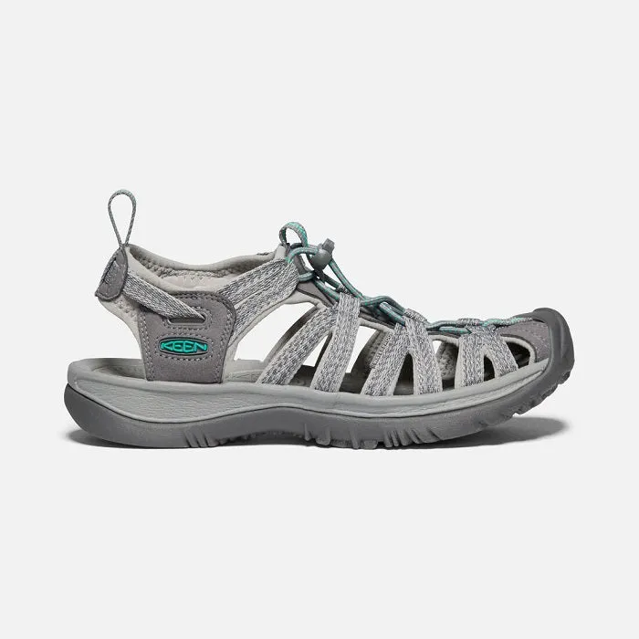 1022814 Keen Women's Whisper Medium Grey/Peacock Green