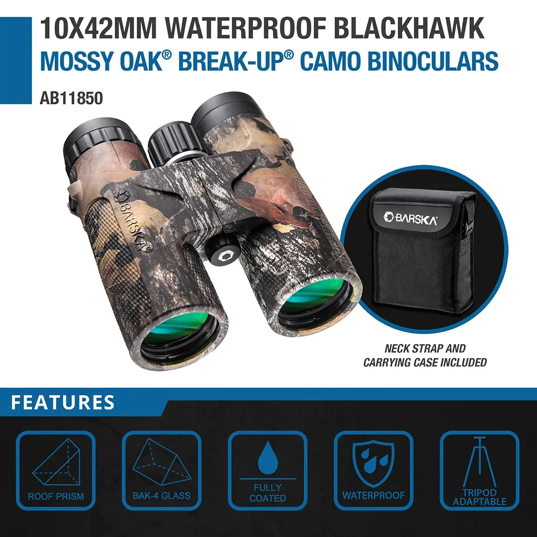 10x42mm Blackhawk Waterproof Binoculars Mossy Oak® Break-Up® Camo | AB11850