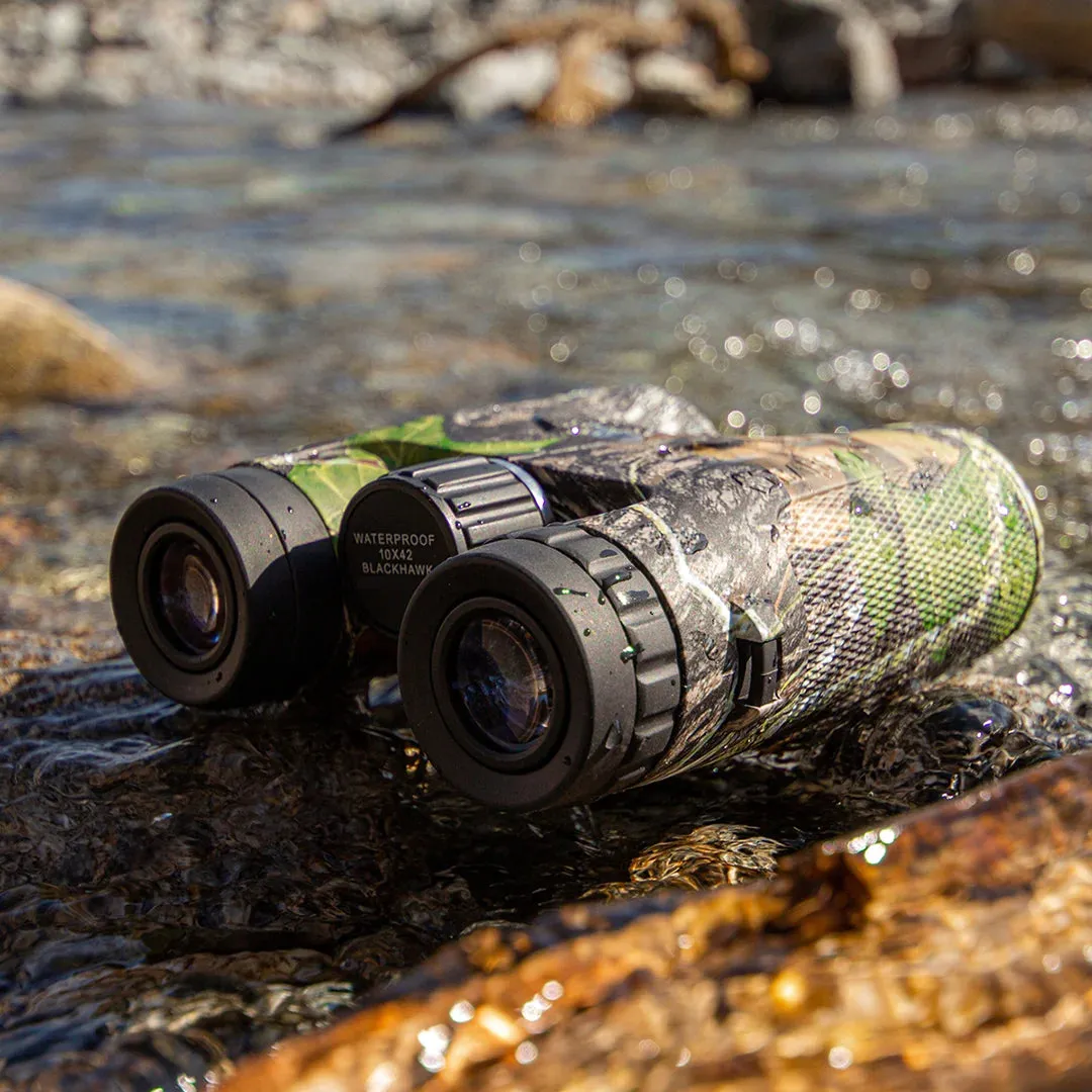 10x42mm Blackhawk Waterproof Binoculars Mossy Oak® Break-Up® Camo | AB11850