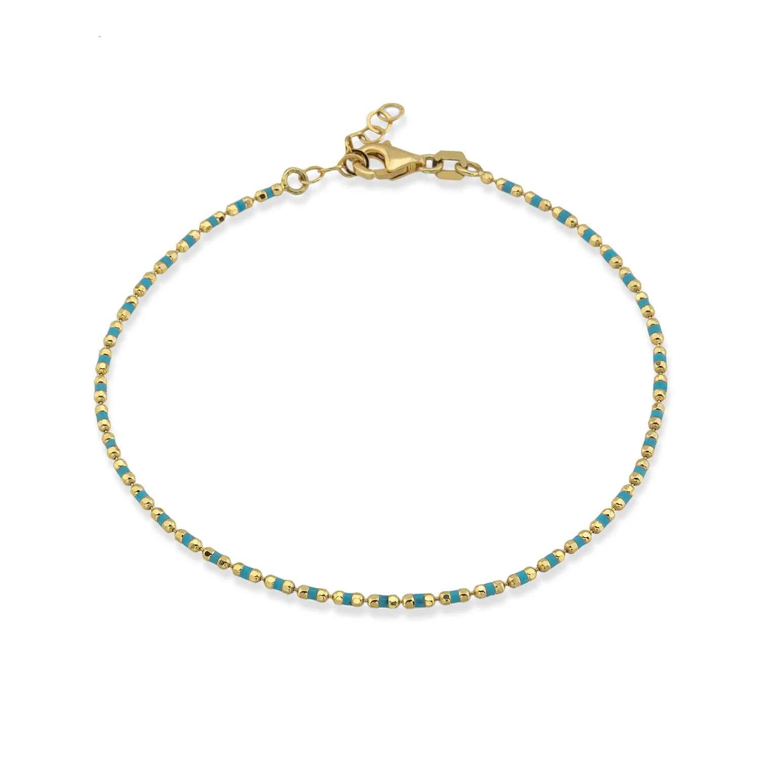 14k Gold Enamel Bracelets