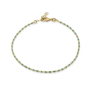 14k Gold Enamel Bracelets