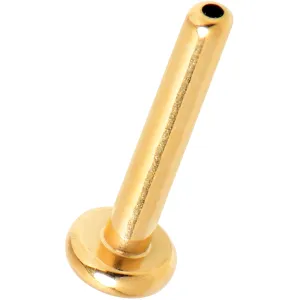 16 Gauge 5/16 Gold Hue ASTM F-136 Implant Grade Titanium Threadless Post Only Labret