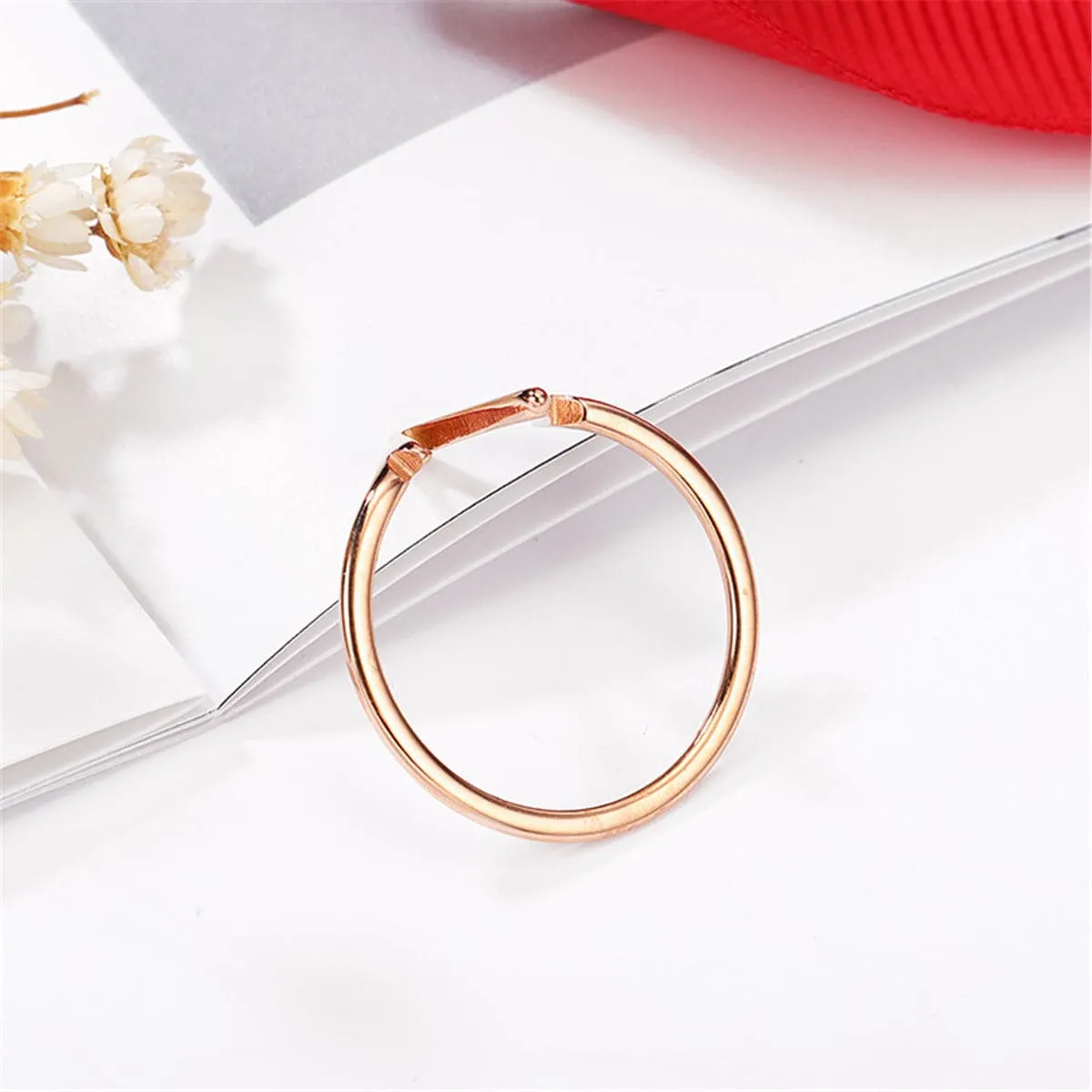 18K Rose Gold-Plated Heartbeat Band