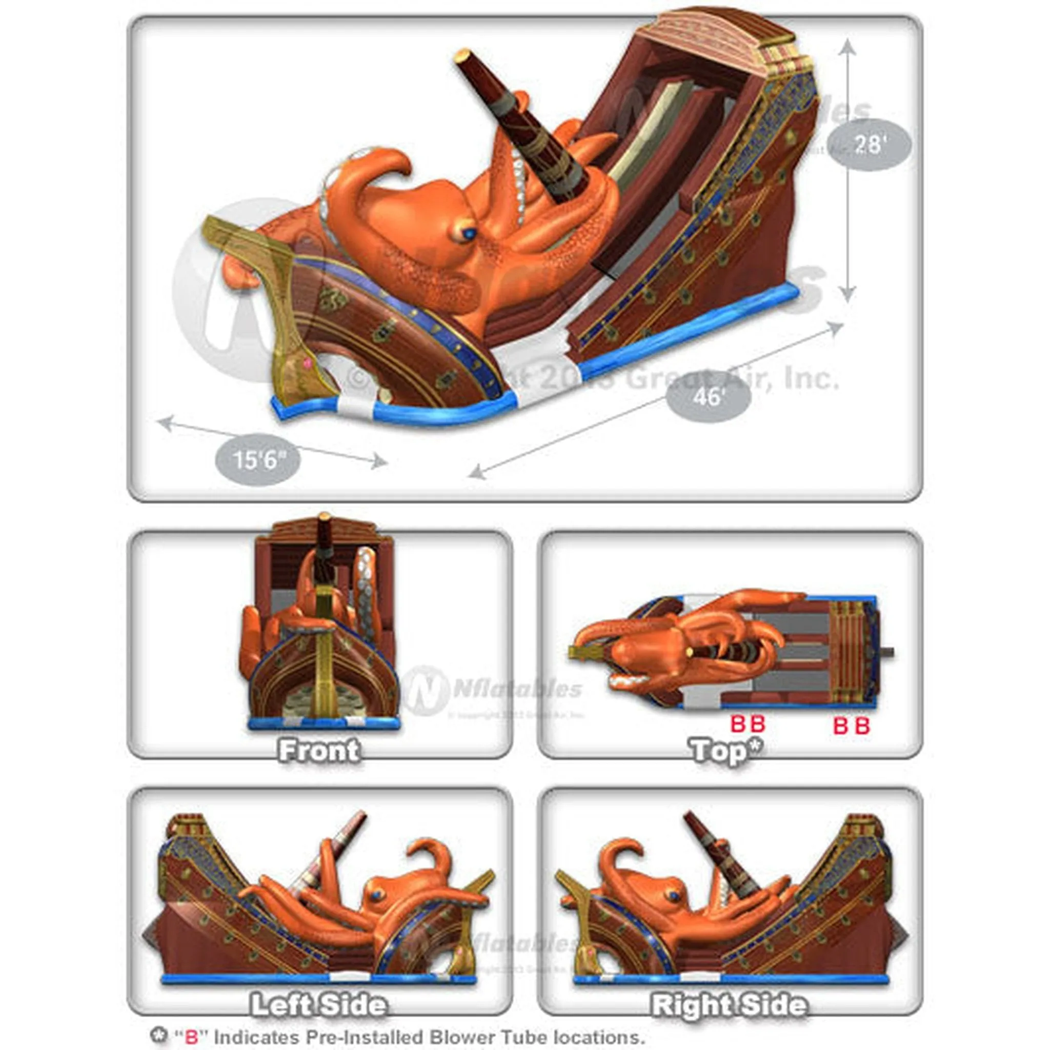 28' Kraken Dual Slide