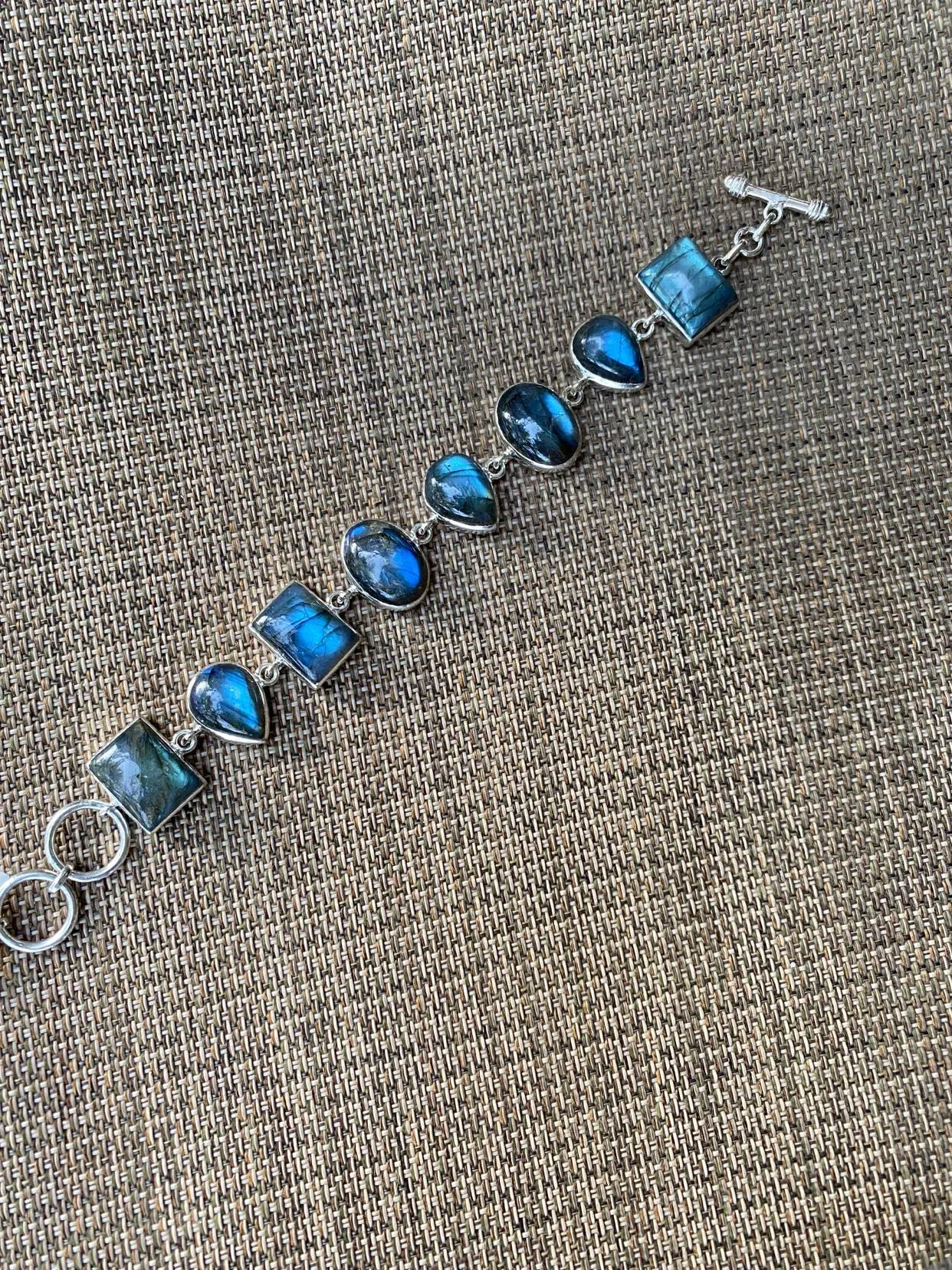 6-8" adjustable Labradorite Bracelet