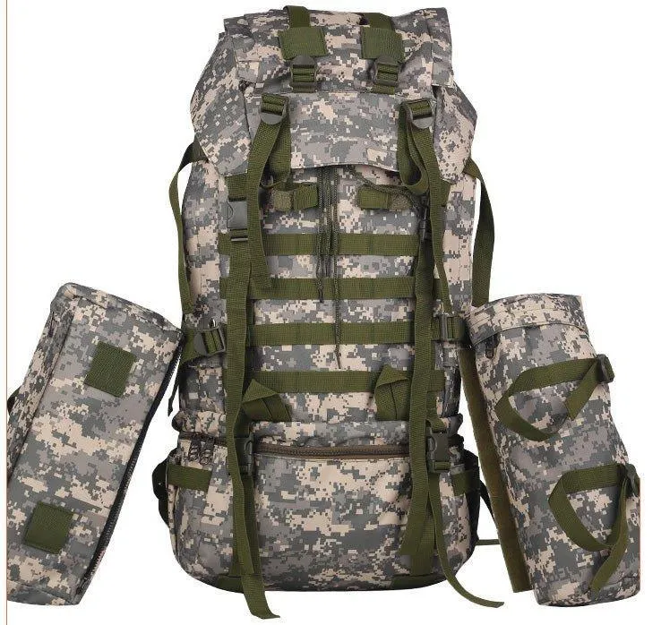 80L Hiking Backpack with Rain Cover