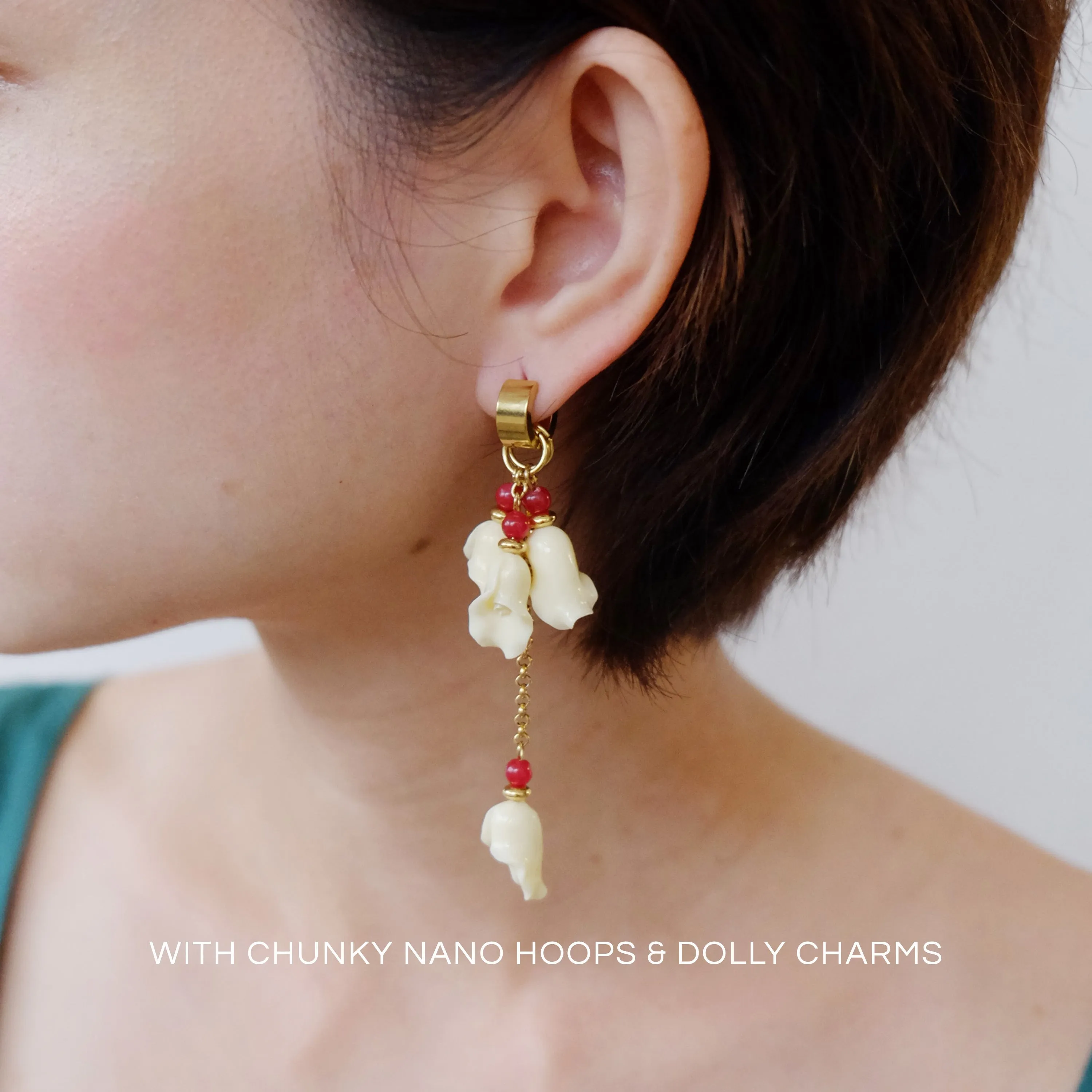 Abigail Charms in Ivory