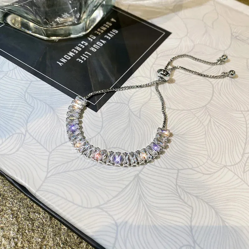 Adjustable Rhinestone Bracelet