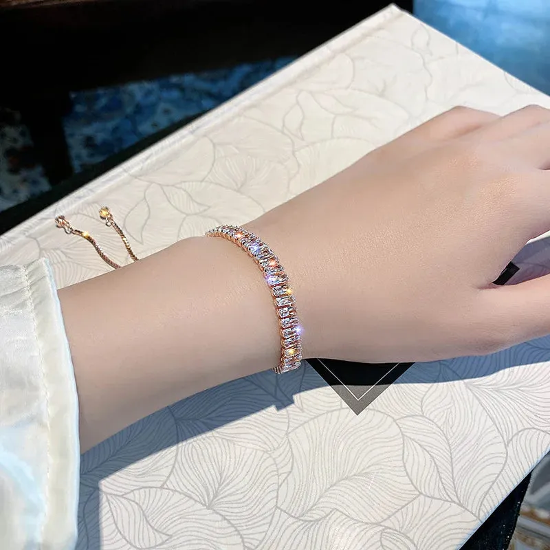 Adjustable Rhinestone Bracelet