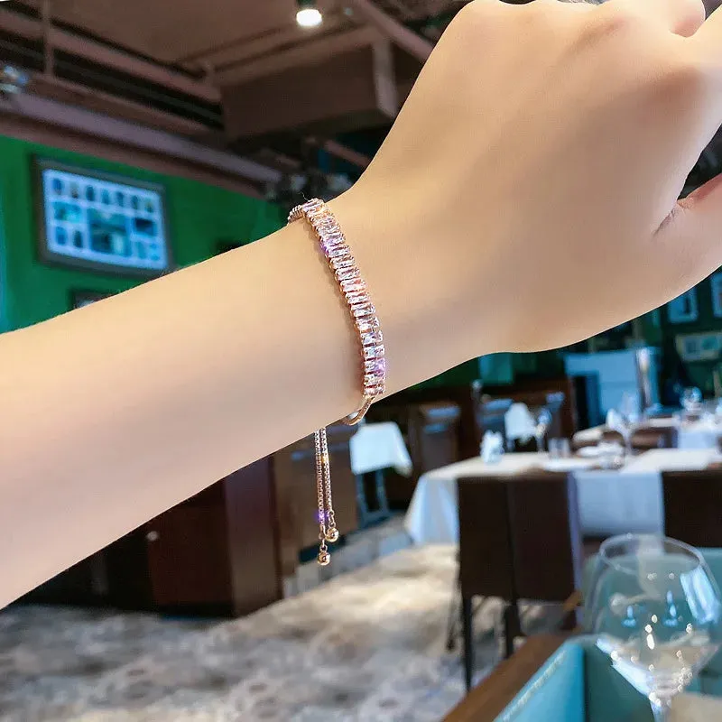 Adjustable Rhinestone Bracelet