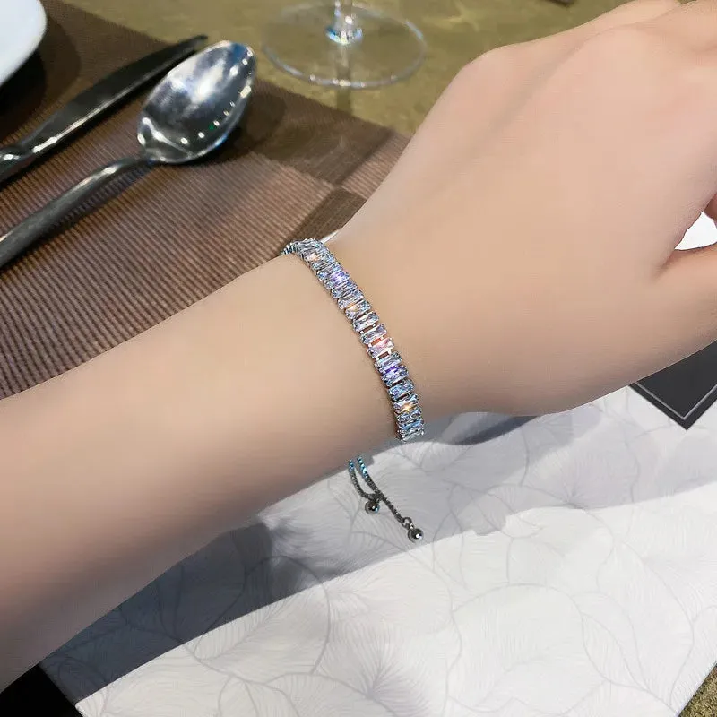 Adjustable Rhinestone Bracelet