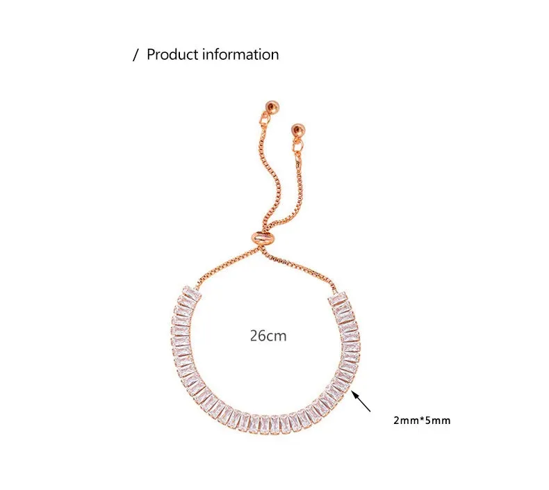 Adjustable Rhinestone Bracelet