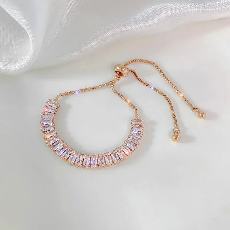 Adjustable Rhinestone Bracelet