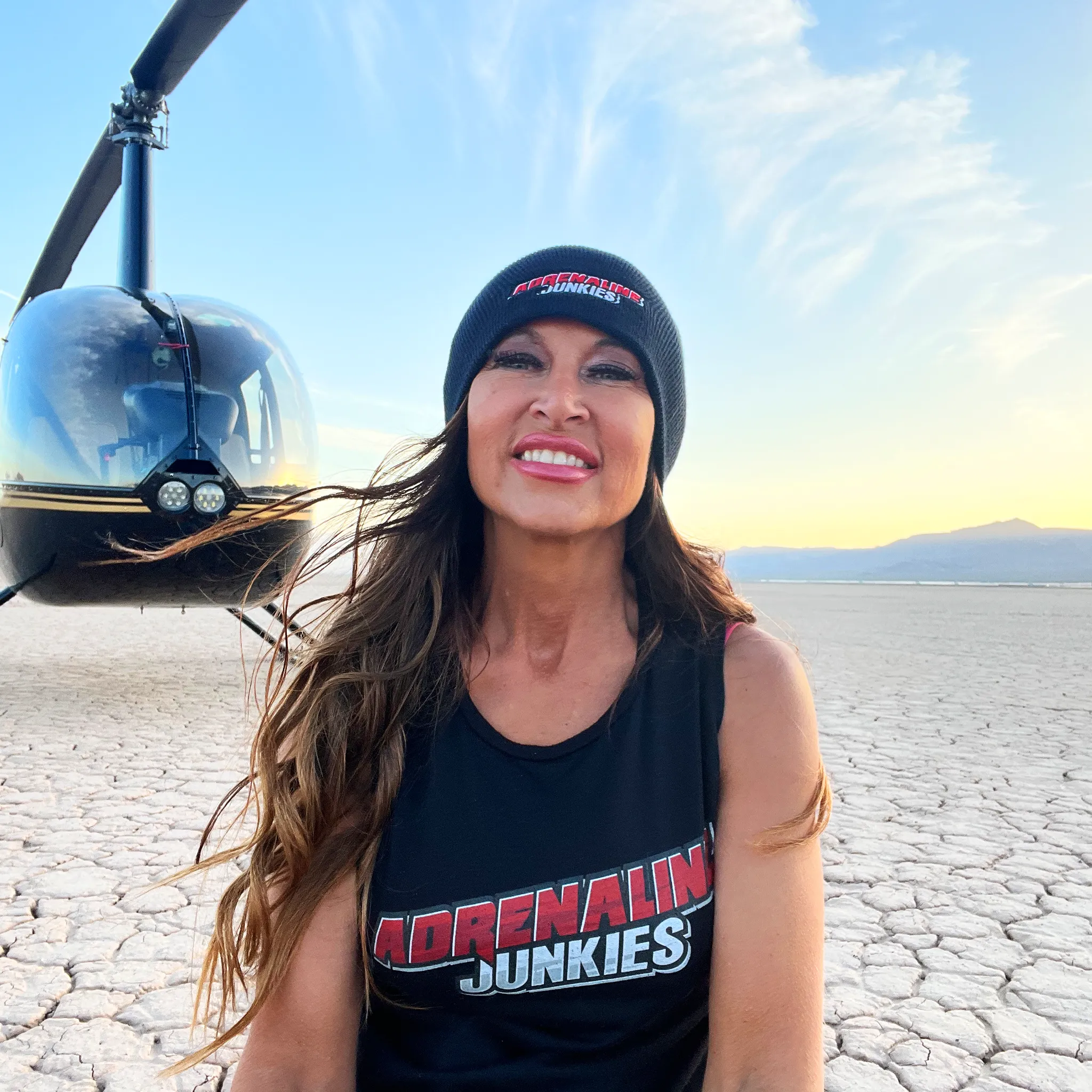 Adrenaline Junkies Black Unisex Tank Top
