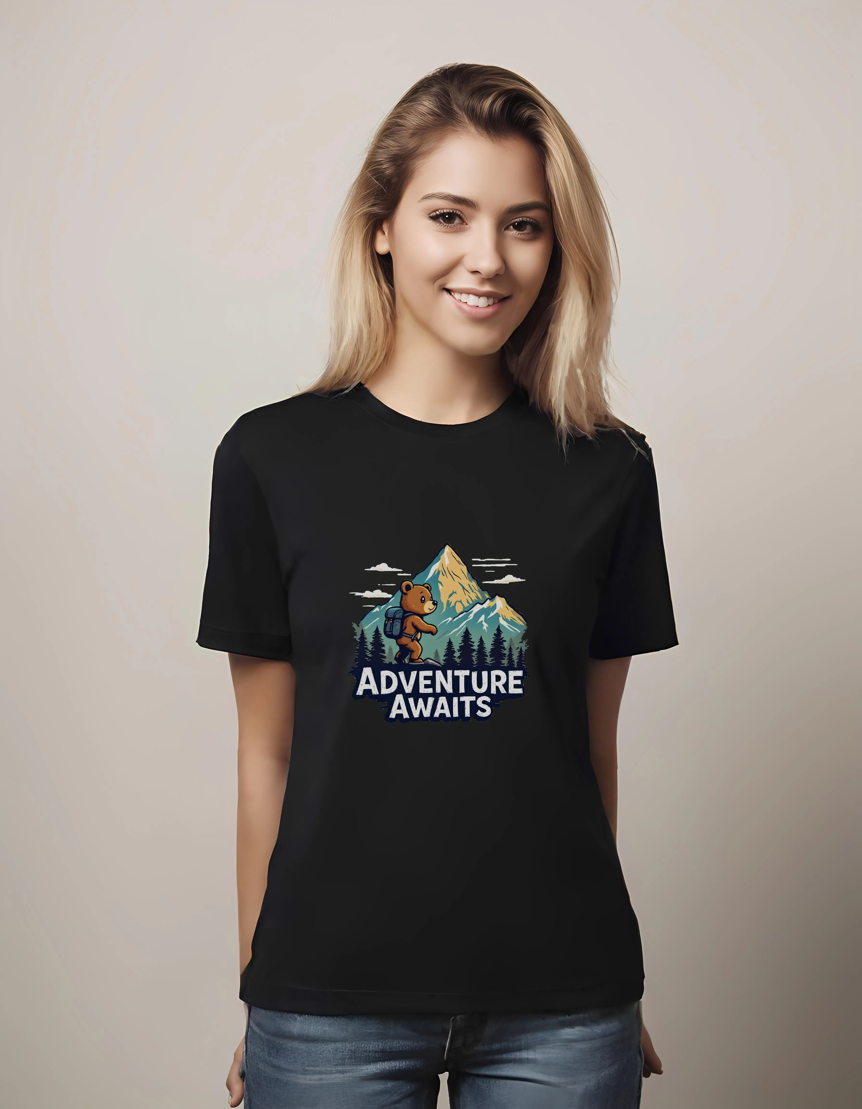 Adventure Bear Climbing | Classic T-Shirt (Unisex)