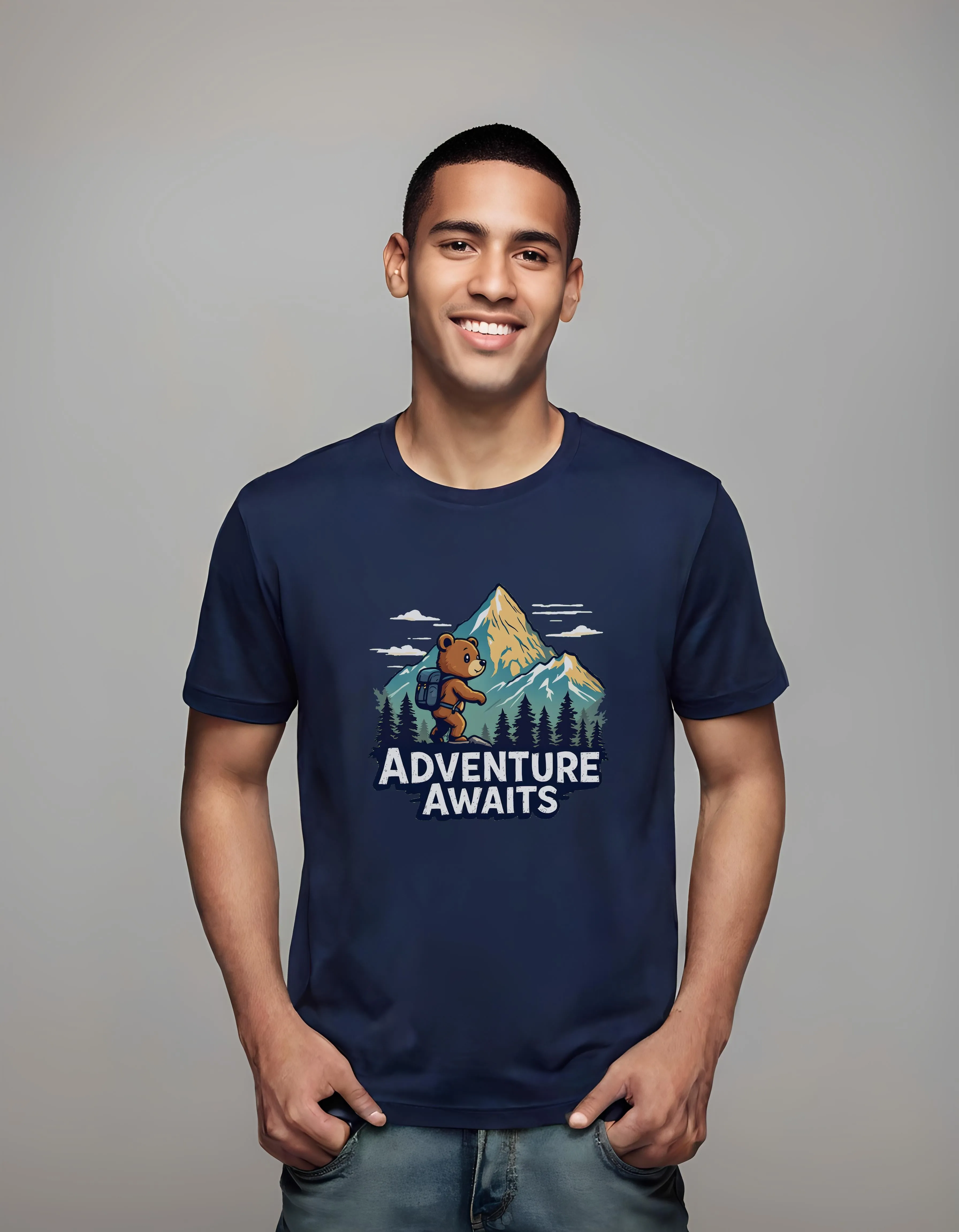 Adventure Bear Climbing | Classic T-Shirt (Unisex)
