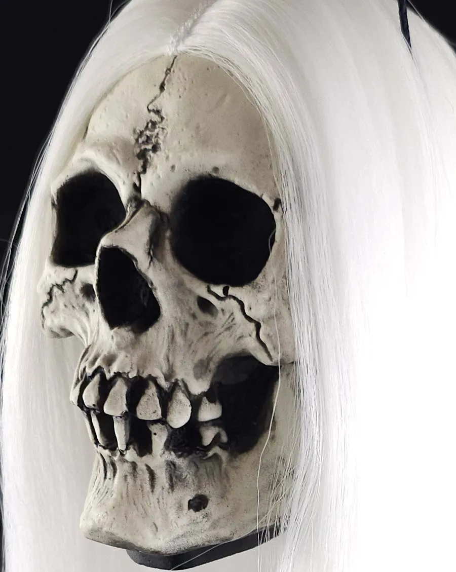 Adventure Skull Glow In the Dark White Hair