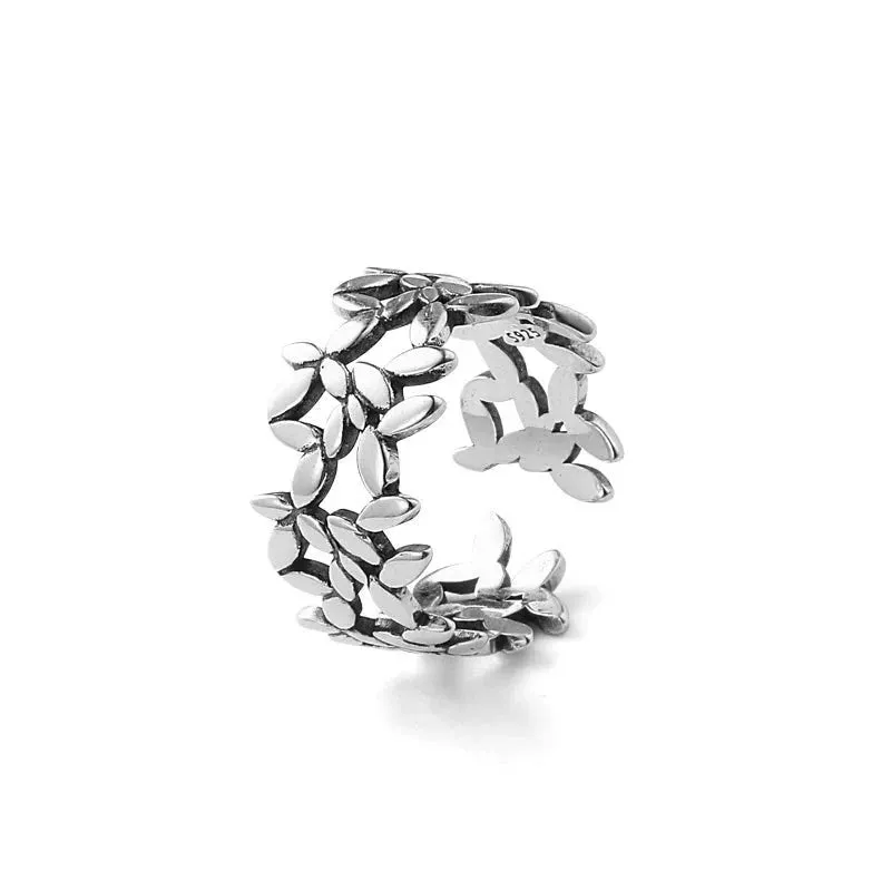 Alternative Boho Leaf Ring
