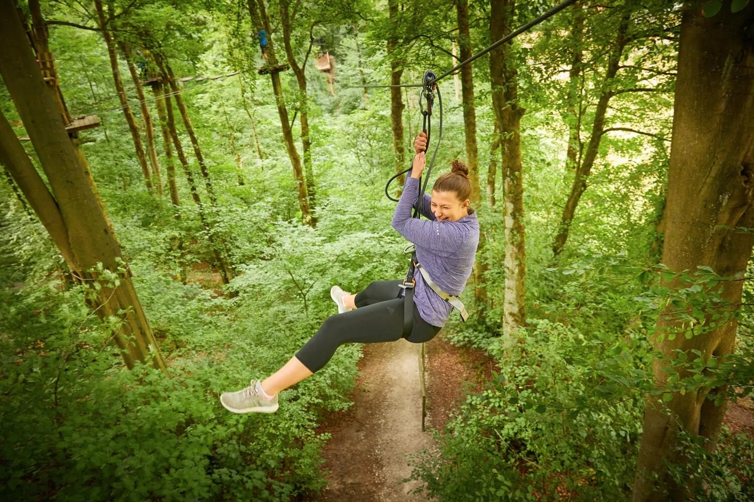 Arlington Zipline and Treetop Adventure with Go Ape