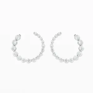 Ava Graduated Diamond Circle Studs