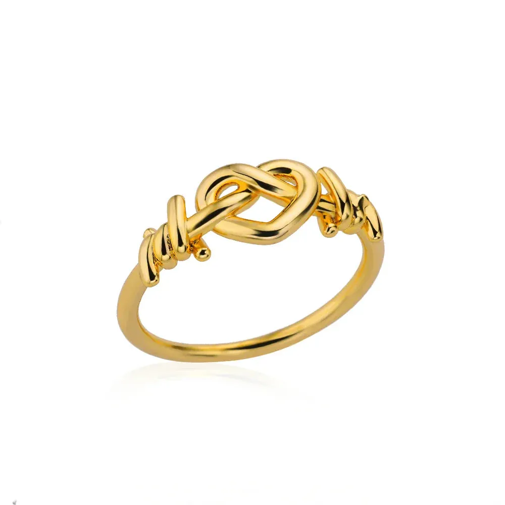 Belt Chain Rings for Women Men Gold Color Stainless Steel Ring Trend Luxury Korean Fashion Aesthetic Jewelry