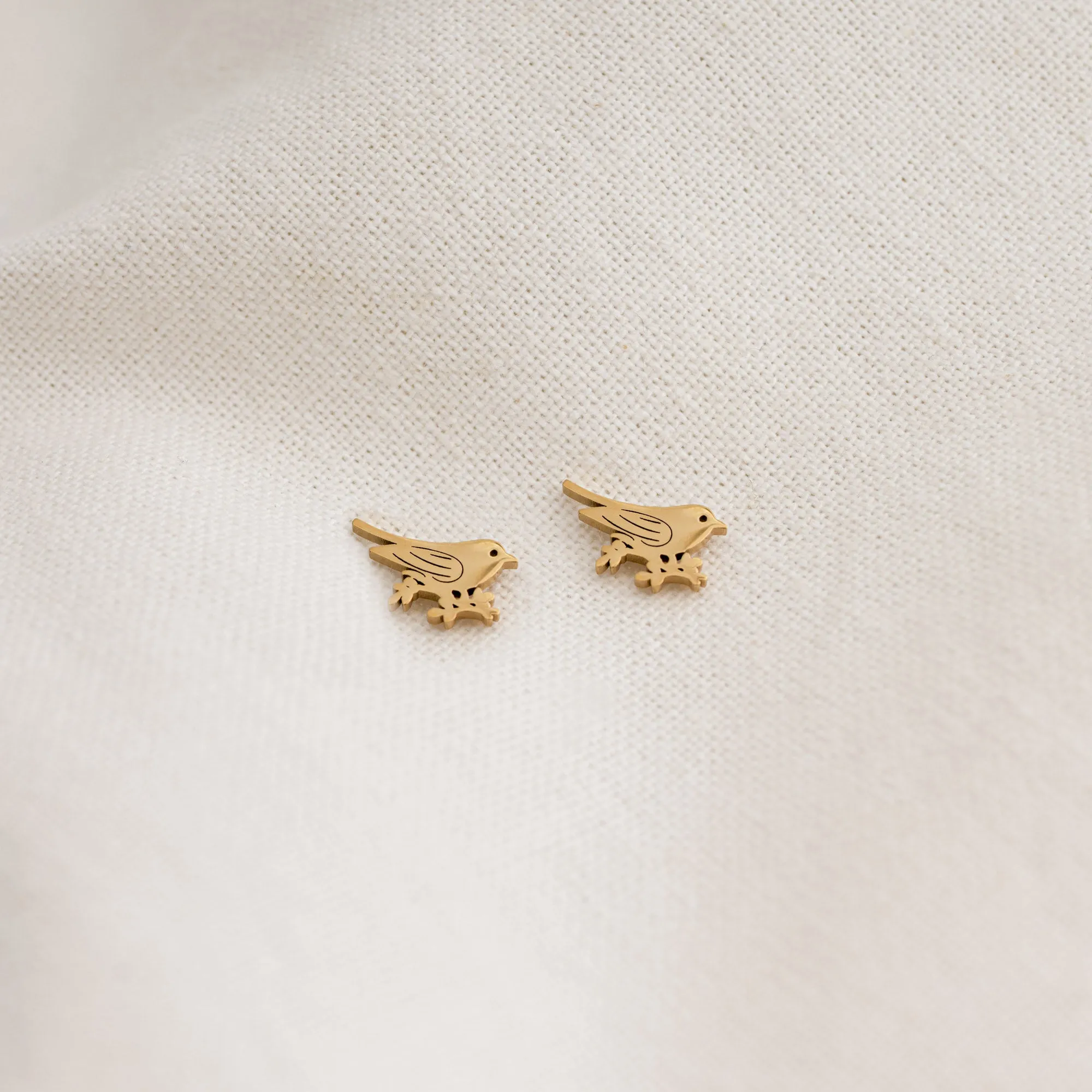 Bird Stud Earrings