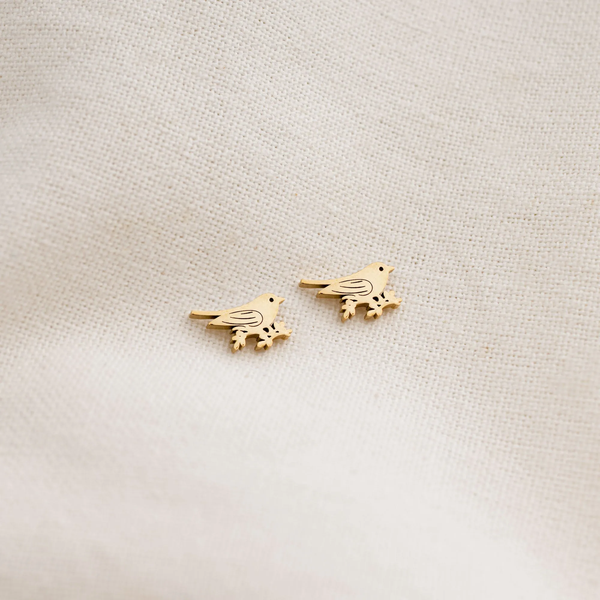 Bird Stud Earrings