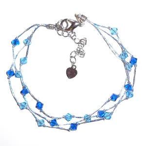 Blue Crystal Bracelet