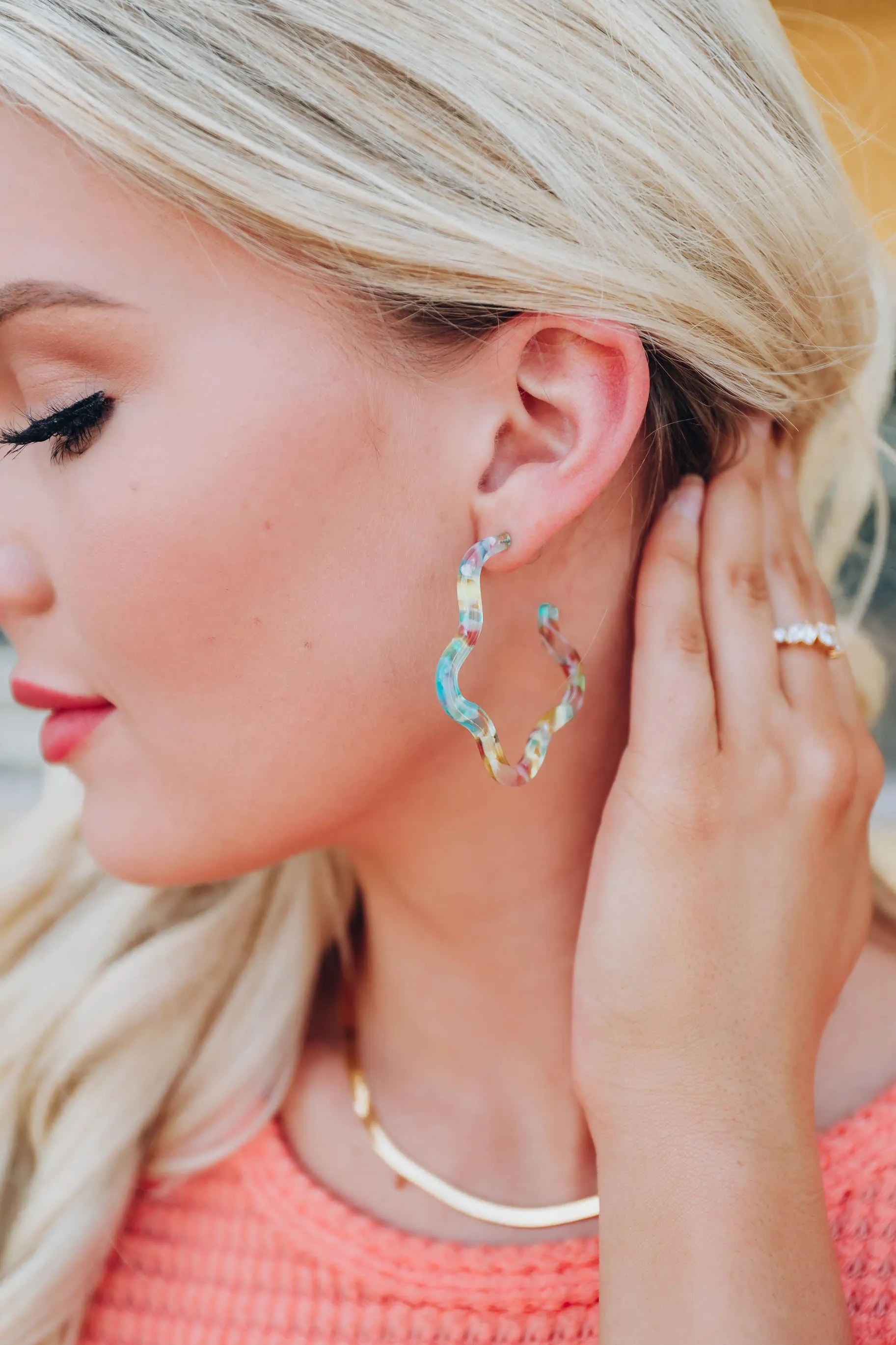Braxton Hoop Earrings - Multi