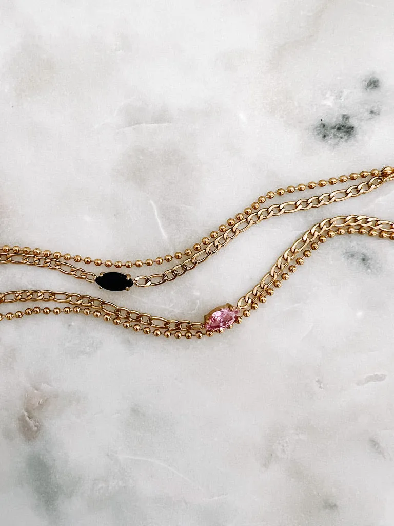 Bubble Chain Bracelet || Choose Color