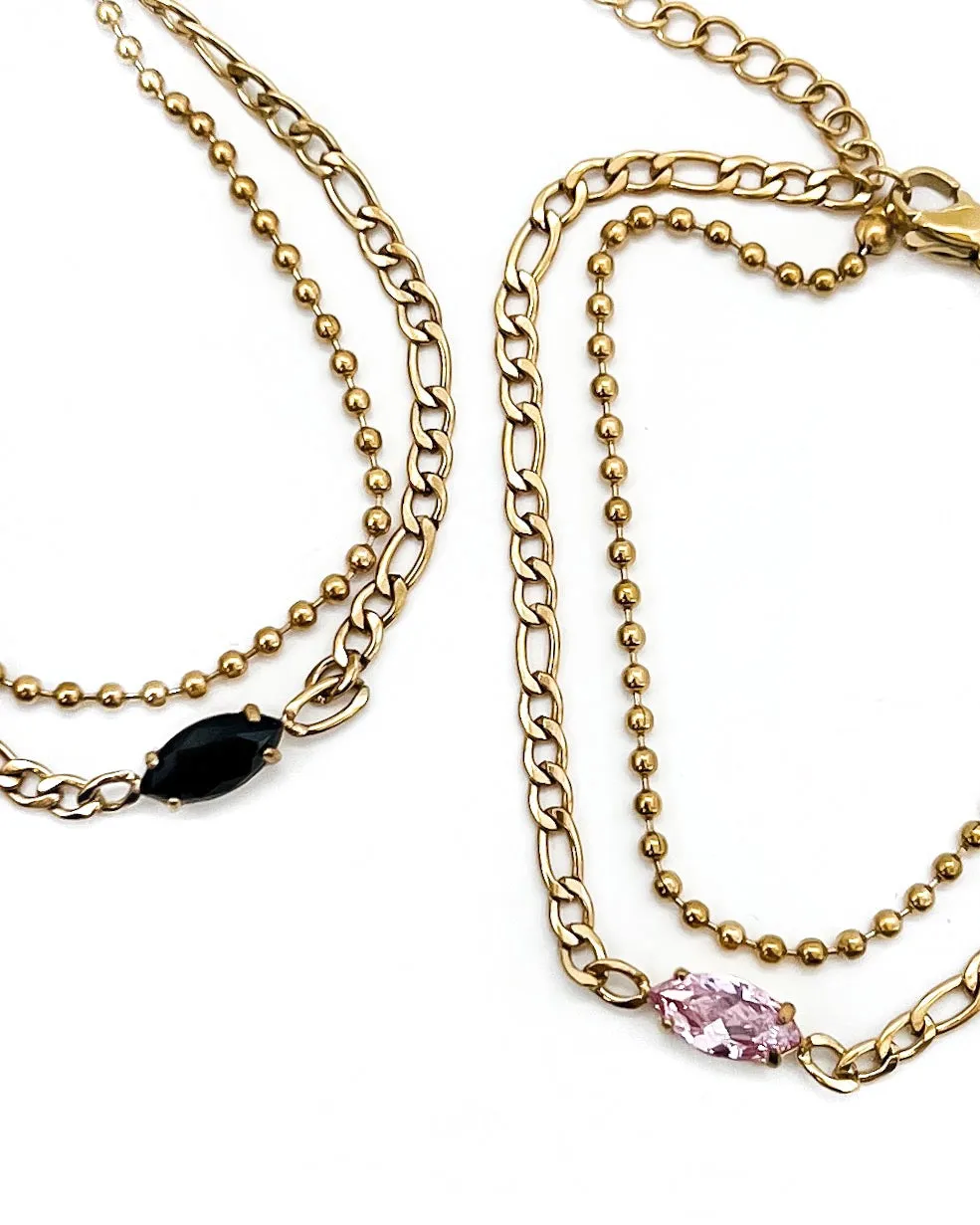 Bubble Chain Bracelet || Choose Color