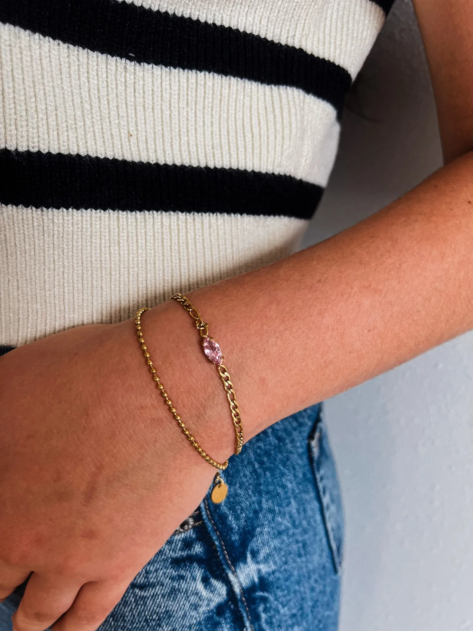 Bubble Chain Bracelet || Choose Color