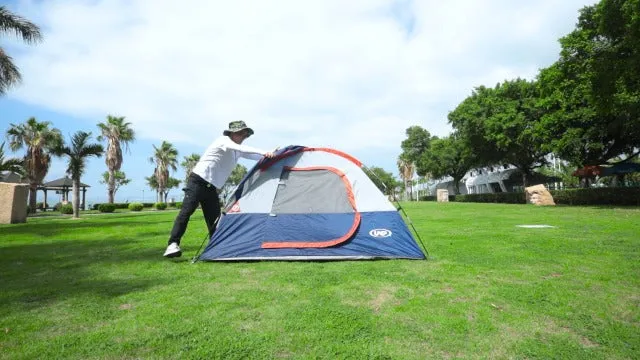 Camping Tent 2 Person Waterproof Windproof Tent with Rainfly-Dome Tent