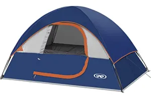 Camping Tent 2 Person Waterproof Windproof Tent with Rainfly-Dome Tent