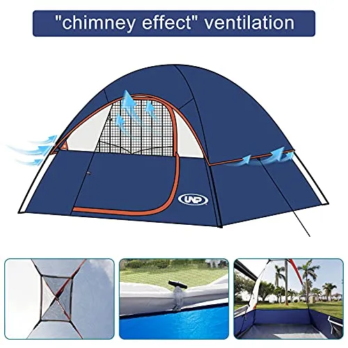 Camping Tent 2 Person Waterproof Windproof Tent with Rainfly-Dome Tent