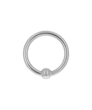 Captive Bead Ring with Bead - Custom