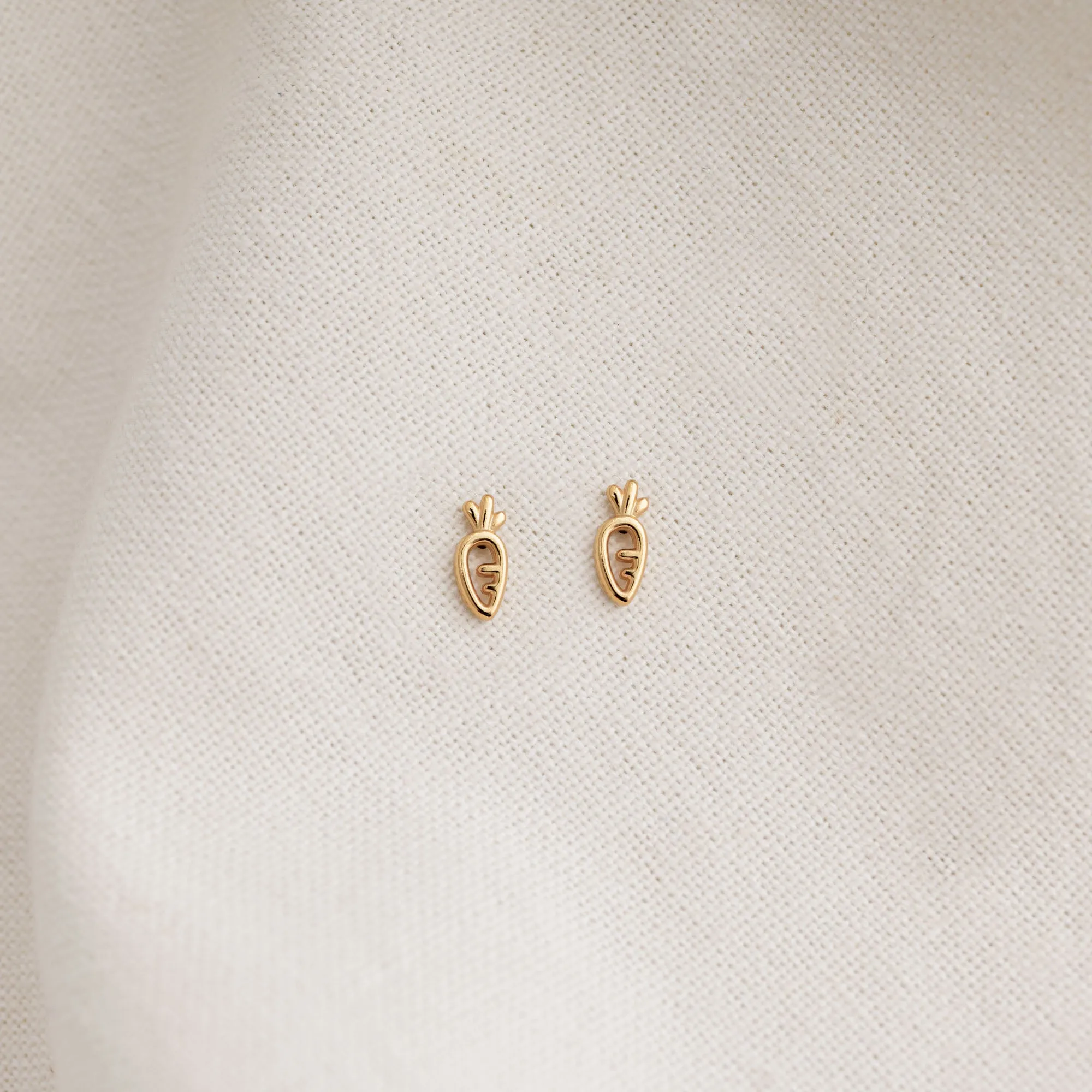 Carrot Stud Earrings