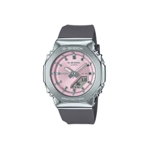 Casio G-Shock Women Analog-Digital Watch GM-S2110-4A Gray Resin Strap