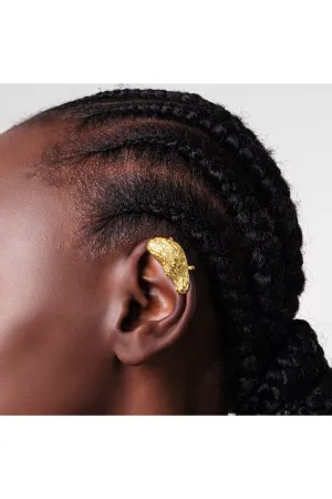 Cedar Ear Cuff - Gold Tone