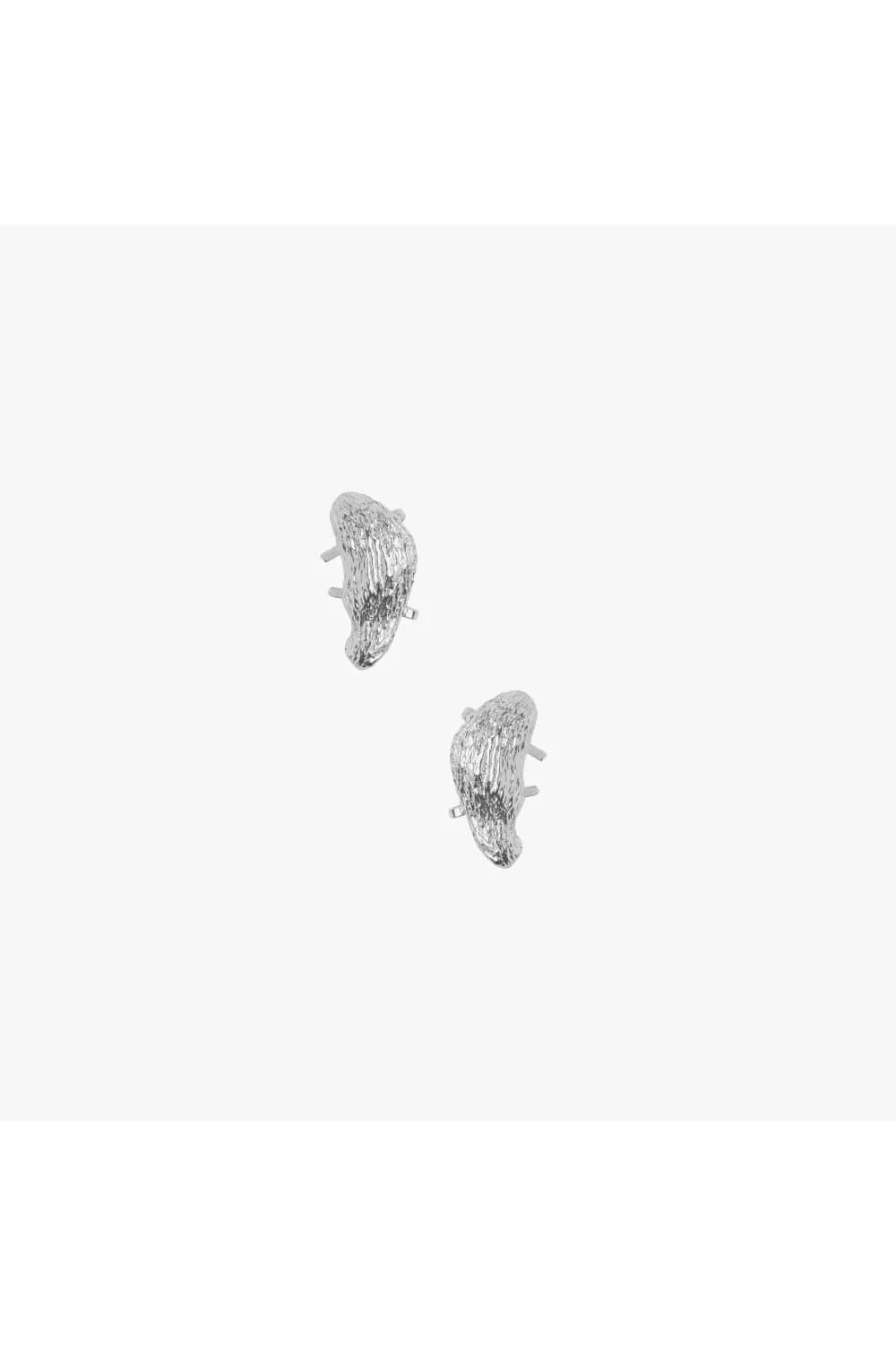 Cedar Ear Cuff - Silver Tone