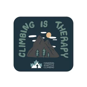 Climbing Is Therapy Sticker