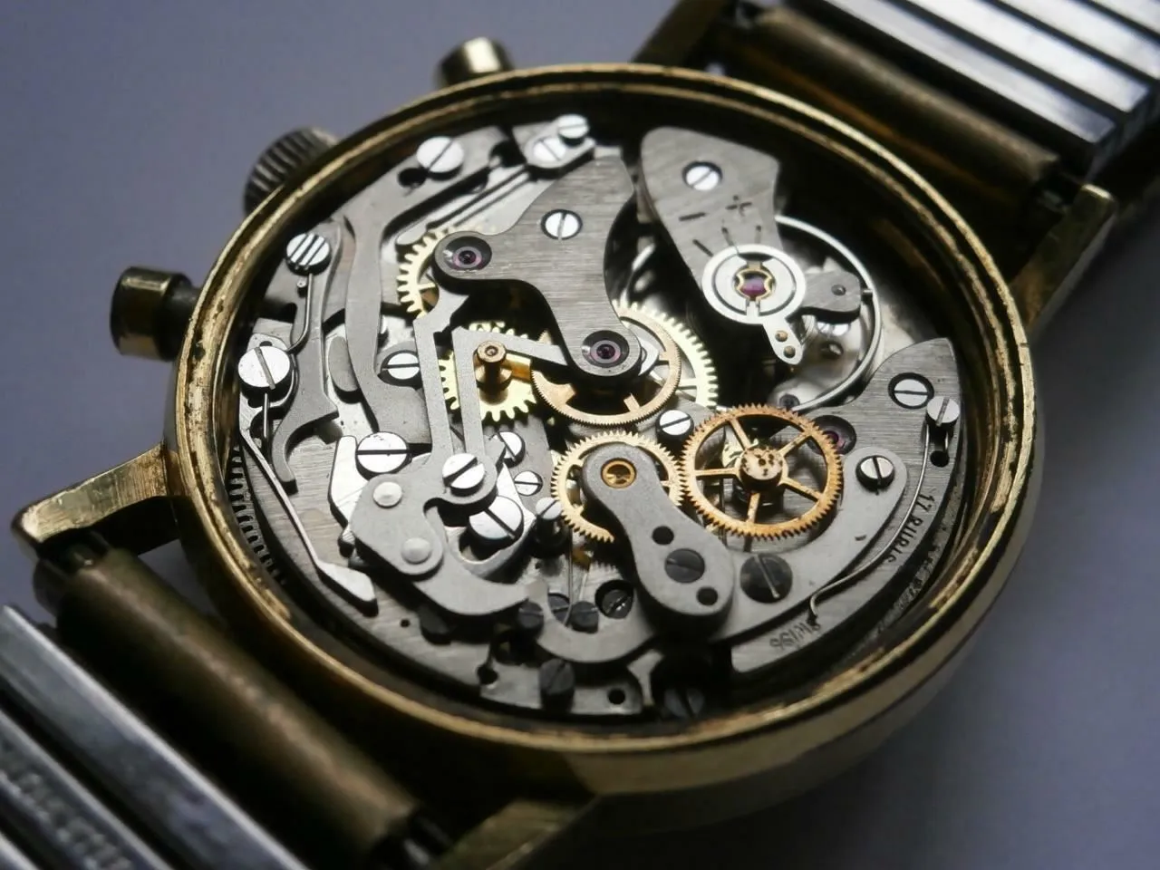 Collectible Vintage CHRONOGARAPH AVIA wristwatch mechanical watch LANDERON 248