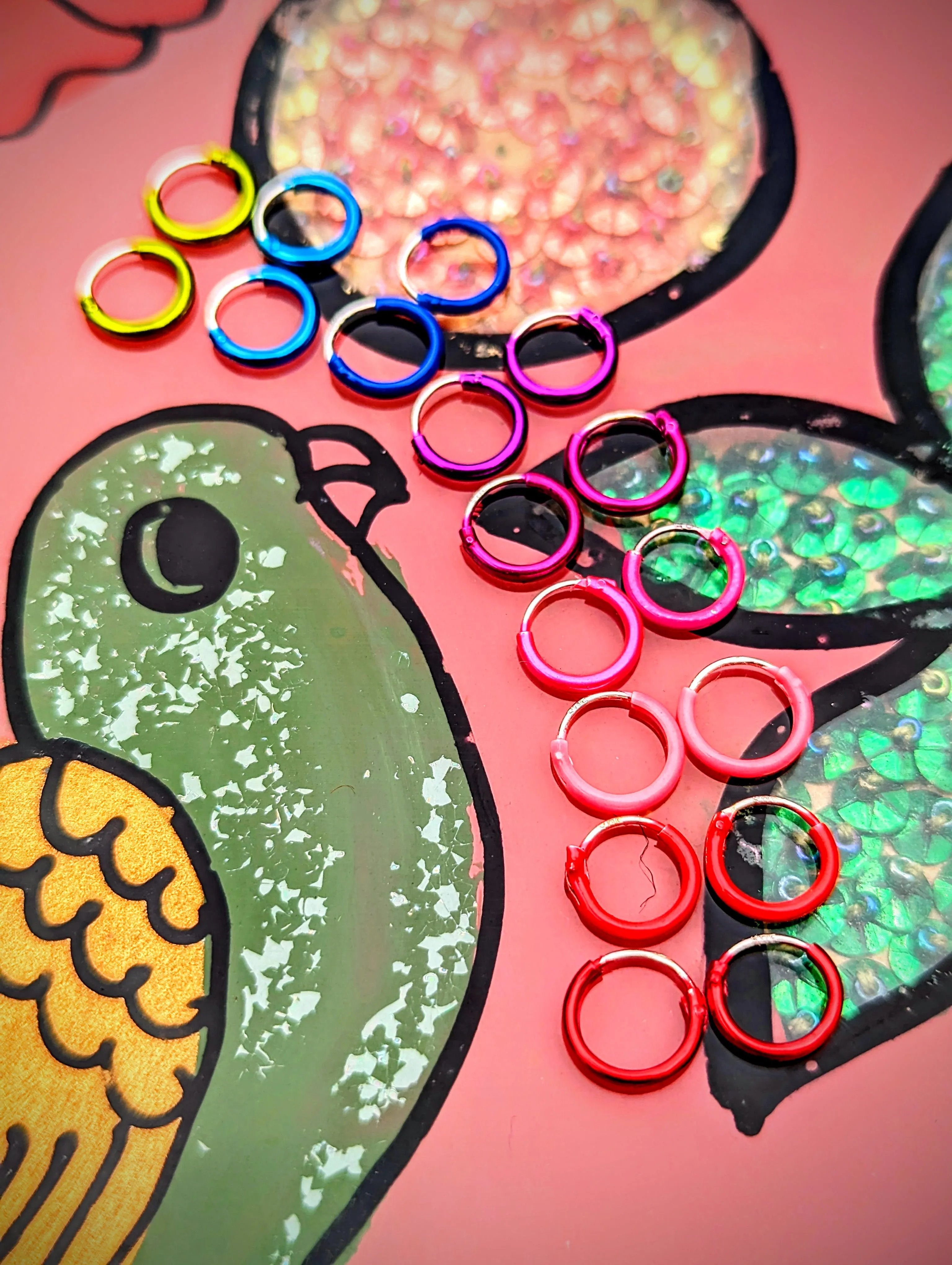 Colourfun huggy hoops
