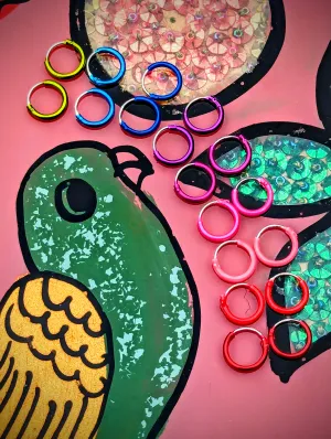 Colourfun huggy hoops