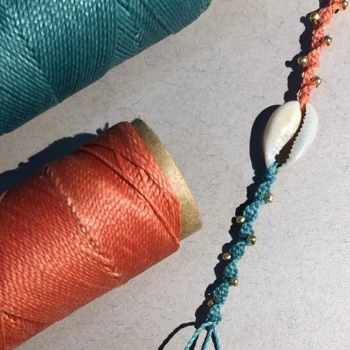 Cowrie Color Block Bracelet
