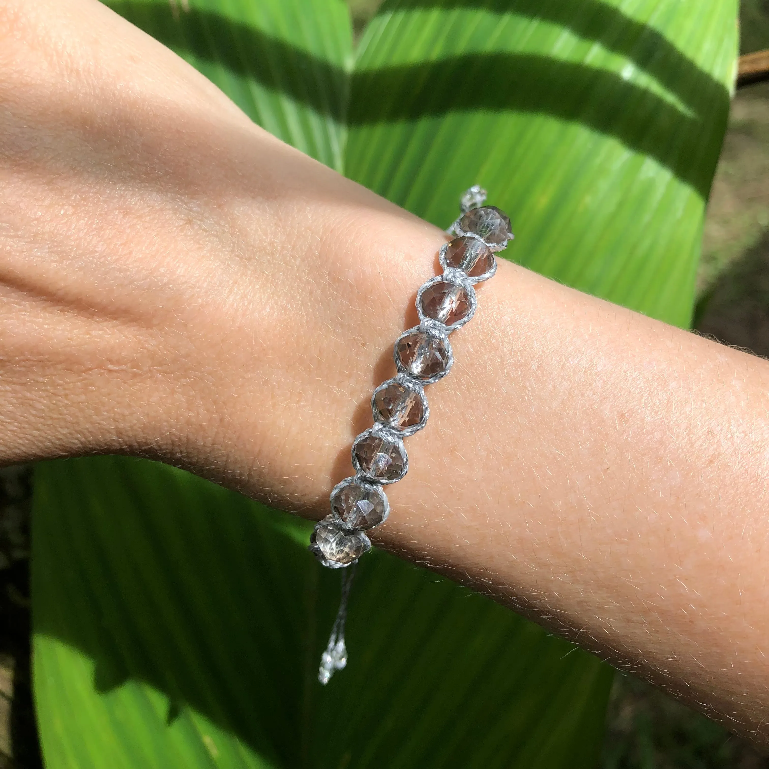 Crystal Macrame Bracelet
