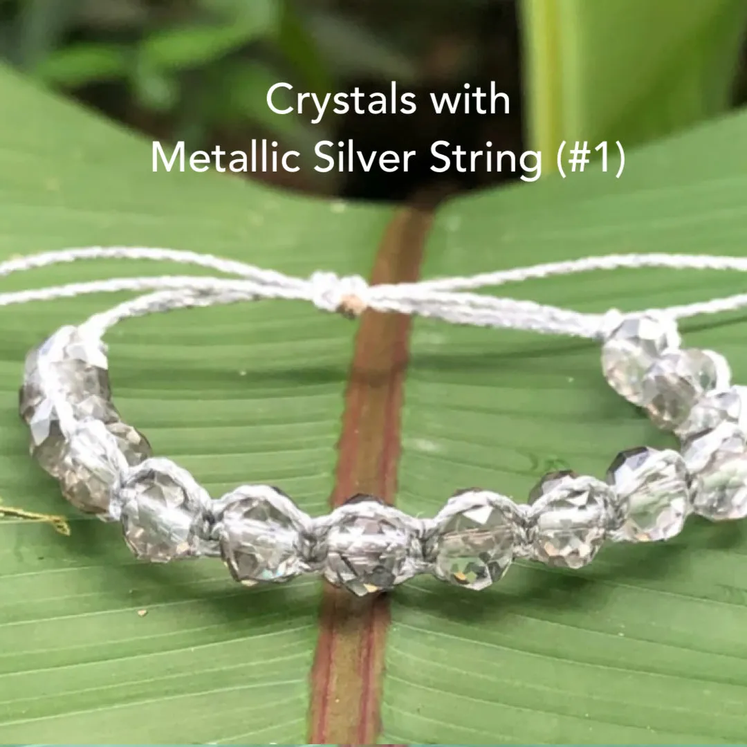 Crystal Macrame Bracelet